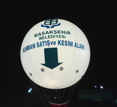 IŞIKLI ZEPLİN BALON