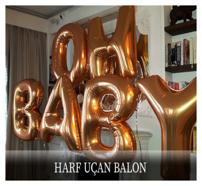 Harf Folyo Uçan Balon