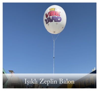 IŞIKLI ZEPLİN BALON