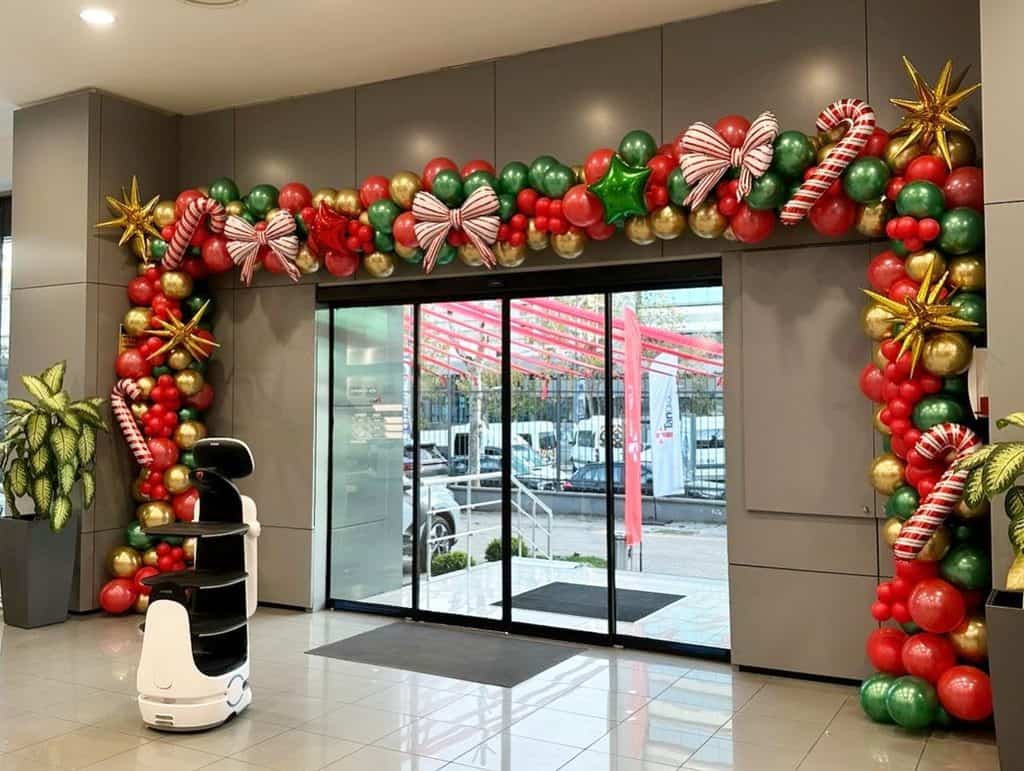 Yıl Başı Konsepti Balon Süsleme